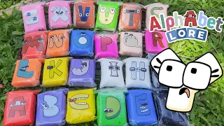 In Park: Looking For Alphabet Lore CLAY With Megical Bags - Satisfying Video CLAY ASMR