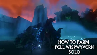 🏰 How to BEAT & FARM Fell WispWyvern Boss SOLO in ENSHROUDED at Pikemeads Reach LOW LEVEL EASY