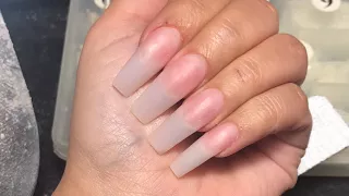 Acrylic Nails Tutorial| Watch Me Do My Nails