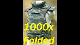 Glorious Russian body armour folded 1000 times