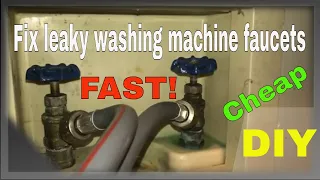 How to fix leaky washing machine faucets! - ForceTV 050