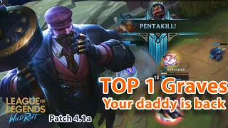Top 1 Graves is Built DIFFERENT | Wild Rift Ranked Gameplay
