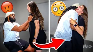Going To The Gym Fully Dressed Prank On BoyFriend!.. *BackFires*