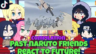 Past naruto friends react to future! | Compilation | Gacha Club