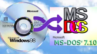 How to Extract MS DOS 7.1 From Windows 98 Step by Step