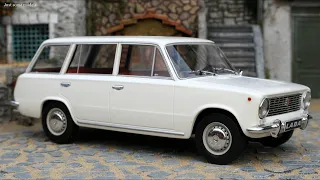 1:18 Lada 1200 combi (2102) '70, white - Triple9 [Unboxing]