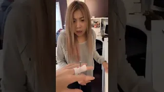 Nail In Finger Prank On Asian Mom😭#shorts #funny #trend #trending #viral #comedy