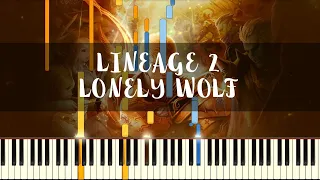 Lonely Wolf (Lineage 2) - Synthesia / Piano Tutorial