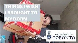 THINGS THAT WILL CHANGE YOUR DORM LIFE | DORM LIFE ESSENTIALS | UNIVERSITY OF TORONTO | NEW COLLEGE