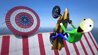 GTA 5 Baldi's Basics vs Hulk Ragdolls vol.7 (Euphoria physics)