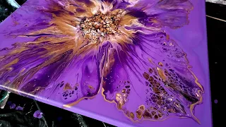 Why These Two Colors Dominate Beauty (Purple and Gold)#fluidart