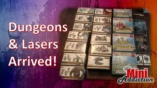 Unboxing Dungeons & Lasers World of Deuslair with Stretch Goals & Add-Ons