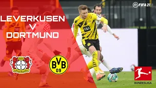 Leverkusen v. Dortmund | BUNDESLIGA Highlights/Predictions | 1/19/2021 | FIFA 21