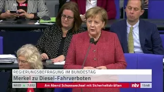 Live: Merkel bei Fragestunde der Bundesregierung