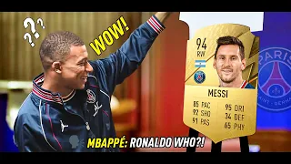 FOOTBALLERS REACT To Their *NEW* FIFA 22 RATINGS! 👀🔥 ft. Mbappe, Ronaldo, Haaland...