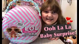 NEW LOL Surprise Ooh La La Baby Surprise Lil DJ - L.O.L. Lil Sister Large Doll – Unboxing and Review