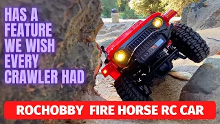 Rochobby Fire horse mini rc crawler review - Jeep WranglerAngry Eyes look