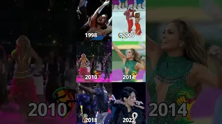 evolution of fifa world cup songs #shorts #fifa