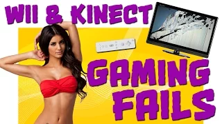 Wii and x-box kinect epic gaming fails / Приколы и неудачи с wii и x-box kinect