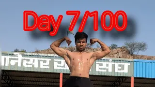 Day 7/100 days Challange 100pullups everyday