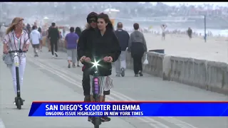 San Diego`s Scooter Dilemma