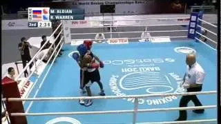 Fly (52kg) SF - Aloian Misha (RUS) VS Warren Raushee (USA) - 2011 AIBA World Champs