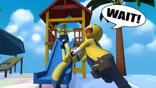 3 MINIONS AT BIKINI BOTTOM in HUMAN FALL FLAT