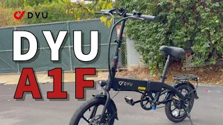 🛴💡 "Master the City Streets: Unveiling the DYU A1F Folding E-Bike Experience!" 🌃🚴‍♀️