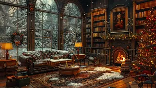 Warm Night By The Cozy Fireplace 🔥 Relaxing Fireplace Burning 3 Hours & Crackling Fire Sounds