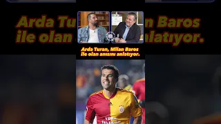 Arda Turan, Milan Baros ile olan anısını anlatıyor.  #keşfet#fyp #Shorts