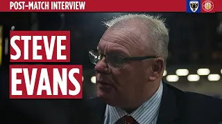 Steve Evans' reaction | AFC Wimbledon* 1-1 Stevenage