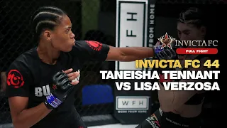 Full Fight | Taneisha Tennant and Lisa Verzosa battle for the bantamweight title | Invicta FC 44