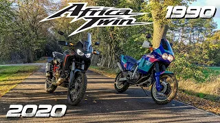 Retro VS. Modern - 2020 Africa Twin VS. 1990 Africa Twin