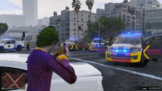 Joker Merampok Bank Dan Toko Berlian! GTA 5 Mod Polisi Indonesia