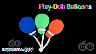 Play Doh Balloons | Kid's Crafts and Activities | Happykids DIY