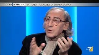 Otto e mezzo - Battiato-Travaglio, la strana coppia (Puntata 12/11/2015)