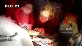 Christmas Countdown 2012 - Santa Claus Webcam: December 21