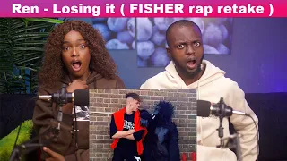 OUR FIRST TIME HEARING Ren - Losing it ( FISHER rap retake ) REACTION!!!😱