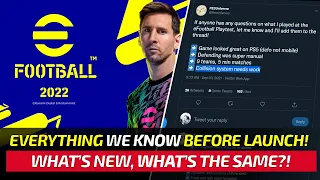 [TTB] EVERYTHING WE KNOW BEFORE LAUNCH FOR EFOOTBALL 2022! - WHAT'S NEW & WHAT'S THE SAME.. 🤔