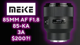 Meike 85mm AF F1.8 Объектив за 200 баксов Это реально