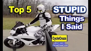 Top 5 STUPID Things CycleCruza Said