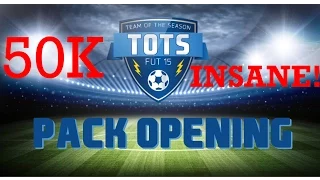 FIFA 15 TOTS Team Of The Season INSANE 50K Pack Opening