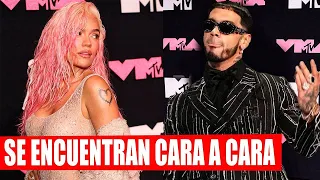 Karol G Y Anuel Se Encuentran Cara A Cara, Así Fue Su Reacción En Los VMAS