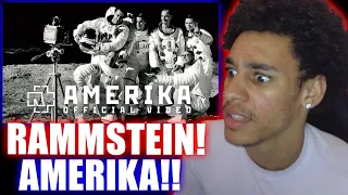 ENGLISH TOO!? First Time Reacting to Rammstein - "Amerika"