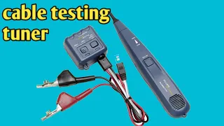 The Fluke Networks Pro 3000 Tone and Probe Kit easily tuner keval cable testing kaise karen Hindi me