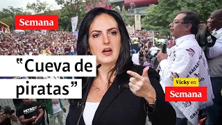 "La campaña de Petro fue de excesos": María Fernanda Cabal | Vicky en Semana