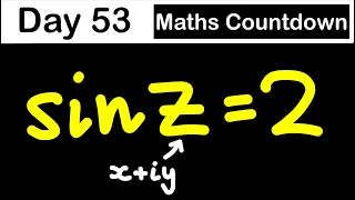 Solving Complex Trig Equation sinz=2