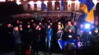 ЄвроМайдан Сімферополь (28.11.2013) Гімн