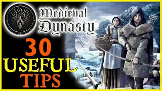 Medieval Dynasty | 30 Useful TIPS 💡🪓 | Guide for Beginners