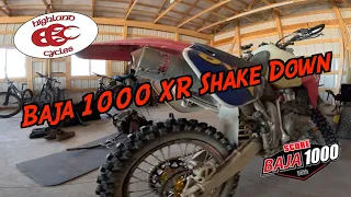 2023 Baja 1000 Bike Prep #4 | XR650R Shake Down | Highland Cycles